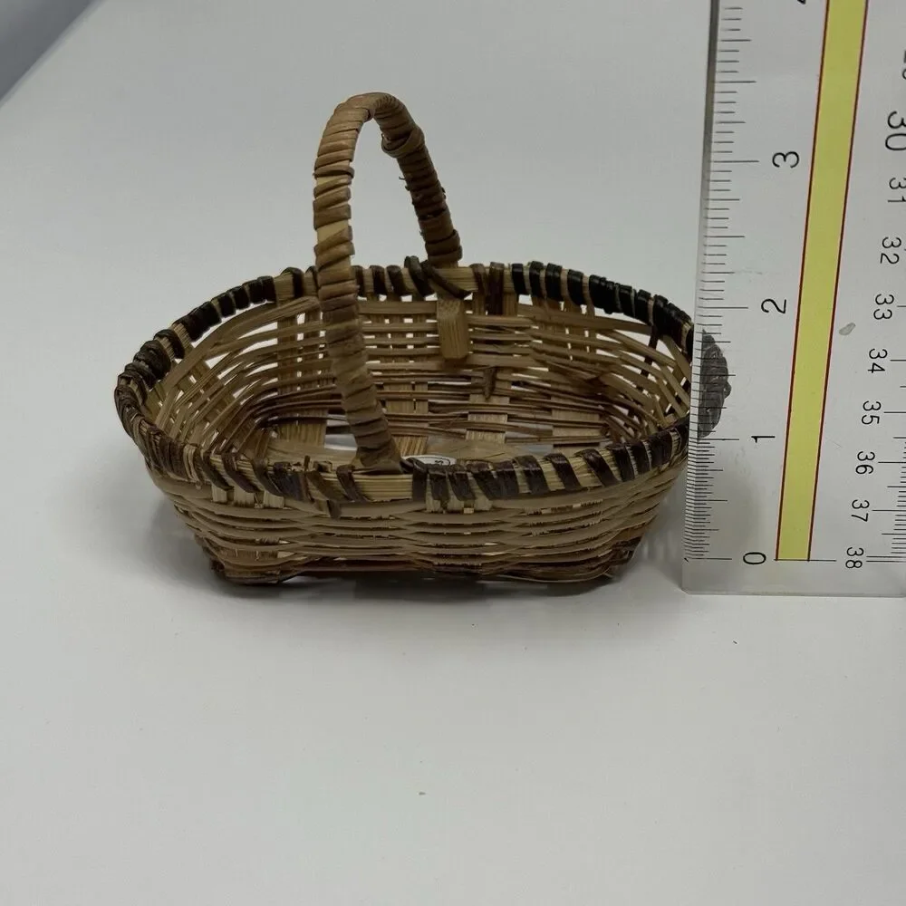 Set of 20 Mini Rattan Baskets | Handmade Woven Boho Decor - Picture 7 of 11